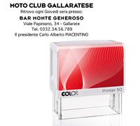 COLOP - PR 50 G7 BI - Timbro Printer 50 - 30 x 69 mm - 7 righe - autoinchiostrante - nero - Colop - 48003 - Conf. da 1 Pz. - PR 50 G7 BI