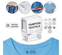 Colop - Printer 20, timbro per tessuto per la marcatura di capi, personalizzabile, 38 x 14 mm