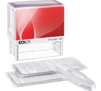 COLOP Printer 40/2 Set - Black Ink 100912 59x23mm DIY Stamp Kit Create You