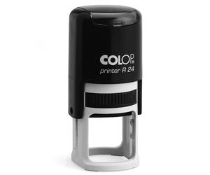 COLOP - PRINTER R24 - Timbro Printer R24 - diametro 24 mm - 4 righe - personalizzabile - autoinchiostrante - Colop - 80461 - Conf. da 1 Pz. - PRINTER R24