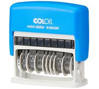 COLOP S120/DD Mini Double Date Stamp 131983 x2 4mm Adjustable Dates In One S