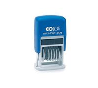 COLOP - S126 - Timbro Mini Folio S126 Numeratore - 6 colonne 3,8 mm - autoinchiostrante - Colop® - 38118 - Conf. da 1 Pz. - S126