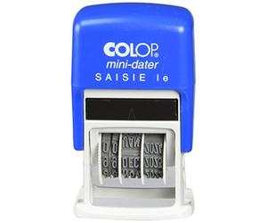 Colop - Timbro auto-inchiostrante con data, colorato