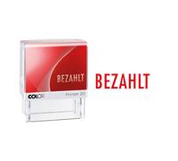 COLOP Timbro autoinchiostrante 100669 - BEZAHLT, rosso (tedesco)