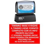 Colop Timbro Eos 20 completo con vs info pronto all'uso