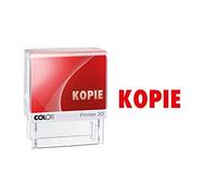COLOP - Timbro per testo Printer 20 con testo KOPIE, stampa di colore rosso
