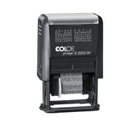 COLOP Timbro Printer S 220/W, lingua: tedesco (W02), colore: nero