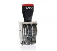 Colop Timbro rettangolare in metallo con data 40 x 9 mm