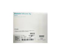 Coloplast MEDICAZIONE BIATAIN IN SCHIUMA DI POLIURETANO A RILASCIO DI ARGENTO CON BORDO ADESIVO IN SILICONE PER SACRO 25X25 CM 5 PEZZI