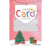 Color A Card Coloring Book: Holiday