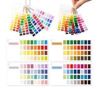 Color Analysis Card, Seasonal Color Selection Card Scratch Vibrant Portable