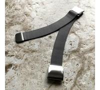 Color Argento Milanese Fascia Cinturino per Garmin D2 Bravo Charlie Delta Px