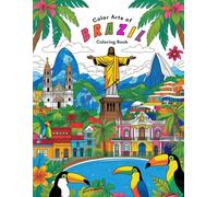 Color Arts of Brazil: Coloring Book