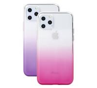 Color Block, Confezione da 2 Cover per iPhone 11 Pro Colorblock Gradient, Rosa