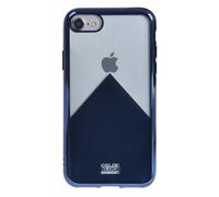 Color Block, Cover per iPhone SE (2020)/8/7/6S/6 Morbida, Blu