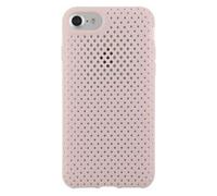 Color Block, Cover per iPhone SE/8/7/6S/6 Semirigida Microforata, Rosa