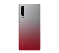 Color Block, Custodia per Huawei P30 Resistente agli urti e ai graffi, Rosso