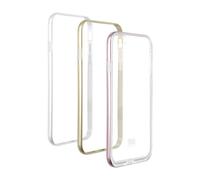 Color Block, Set di 3 bumper per iPhone 6/6S/7/8 Colorblock, Bianco / Rosa