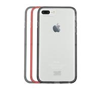 Color Block, Set di 3 bumper per iPhone 6/6S/7/8 Plus Colorblock, Argento