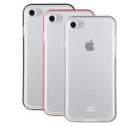 Color Block, Set di 3 paraurti per iPhone SE/8/7/6S/6, Argento