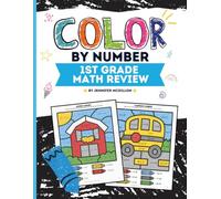Color by Number 1st Grade Math Review