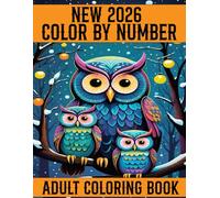 Color By Number 2026 New Adult Coloring Book: Large Print Color by Number Coloring Book for Senior with Easy Coloring Pages.(New 2026 Color Number Gift Book For Men And Women)