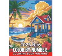 Color By Number Coloring Book for Adults: Easy and Enjoyable Coloring by Numbers for Adults with Flowers, Animals, and Nature Patterns
