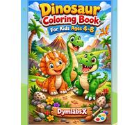 Color by Number Dinosaurs for Kids Ages 4-8: Bold and Easy Coloring Fun for Beginners