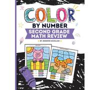 Color by Number Second Grade Math Review