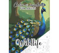 Color by numbers for adults: Wildlife