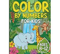 Color By Numbers for Kids Ages 8-12: Large Print Activity Book with Intricate Animals, Nature Scenes, and Geometric Designs for Creative Preteens