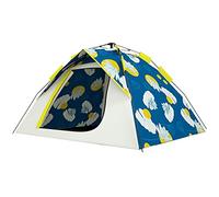 Color Camping Dome Tent 3-4 Person, Rainproof Sunscreen Portable Automatic Instant Pop-up Tent Four Seasons for Picnic Outdoor Activities