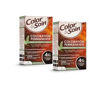 Color & Care 4G Castano Dorato | Kit Colorazione 30 giorni | Copertura totale e lucentezza lunga durata | Capelli bianchi camuffati, nutriti e idratati, tutti i tipi di capelli, confezione da 2 x 135
