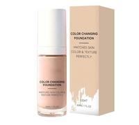 Color Change Foundation 30ml, Moisturizing Makeup Base and Concealer, Adaptive Tone for Home, Travel, Vacation, Party, Concerti, Eventi, Incontri, Commuting, Business Trips