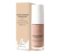 Color Change Foundation- Idratazione Makeup Base, Temperature Sensitive Color Matching Cream | Long Lasting Natural Finish, Concealer Intelligent Blend Home Travel Vacation Concerti
