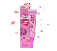 Color Changing Blush, 30ml Matte Cheek Tint for Face Contour and Highlight, Long Lasting Blush Makeup for Natural Flush, Portable Cosmetic Beauty Product Women Dating Party Everyday Use