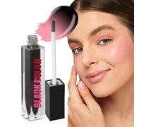 Color-Changing Blush Oil, Lightweight Cheek Tint, Natural Enhancer Makeup, Silky & Hydrating Formula, Long-Lasting Glow, Face & Lip Use, 5ml, Pink, Single Bottle