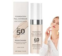 Color Changing Foundation, 30 ml Waterproof Concealer, Lightweight Brightening Cream with, Compact Beauty with Design, Premium Makeup Aid for Women, Best Daily Support