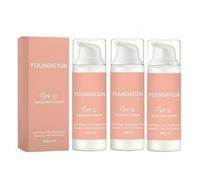 Color Changing Foundation, 4-in-1 Color-Changing Foundation with SPF 50, Hydrating Liquid Concealer,Long-Lasting & Water-Resistant,Lightweight, Natural Finish (3 pcs)