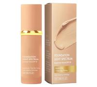 Color Changing Foundation - Fondazione Autofit | Correttore Calda 30 Ml 30 Ml | Base Di Copertura Impermeabile, Idratante E Completa Per Pelle Matura Con Ritenzione Tod