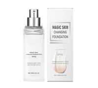 Color Changing Foundation | Foundation Colour Changing | Colour Changing Mature Skin Foundation | Full Coverage Face Foundation Makeup | Long-Lasting Skin Liquid Foundation for Women Make Up Artist