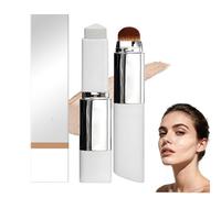 Color Changing Foundation Stick, 2 in 1 cambia colore, Essence Foundation Stick con pennello, make-up coreano, fondotinta facciale per tutti i tipi di pelle (naturale)