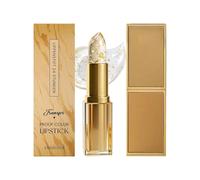 Color Changing Lip Gloss, 3.5g Transferproof Non-Sticky, Clear Tinted Balm with Sturdy Build, Gold Foil Aid with, Modern Beauty Style, Accessory for Women Mother’s Day Birthday