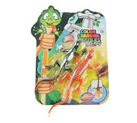 Color Changing Lizard Toy Set, Realistic Reptile Animal Figures 2 Pack, Temperature Reactive Kids Toy, Educational Science Play Model, Engaging Classroom Learning, Party Favor and Gift for School