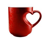 Color Changing Mug, 2026 New Heart-Shaped Color Changing Magic Ceramic Mug, Funny Heat Sensitive Coffee Cup Reveals Surprise Design With Hot Drinks, Romantic Couple Gift For Valentine's Day & Annivers