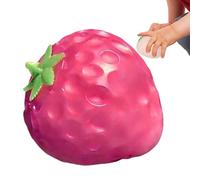 Color Changing , Sensory Stress Ball for Youth with Teens, Lightweight Berry Shape, Tactile Hand , Portable Party Favors Decoration, Red Pink White Large Soft Calming Gadget