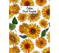 Color Chart Template: 72 Swatches per Page for Record 3600 Different Colors Perfect for Users of Colored Pencils Artist Markers Gel Pens Crayons and More with Page Numbers and Table of Contents