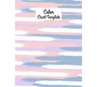 Color Chart Template: 72 Swatches per Page for Record 3600 Different Colors with Page Number and Table of Contents