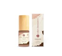 COLOR CHEMISTRY Organic Liquid Foundation for Luminous Skin Finish, Blendable & Long-Lasting, Enriched with Rosehip & Green Tea, 20 Inclusive Shades, 1.01 fl oz (Peanut TW07)