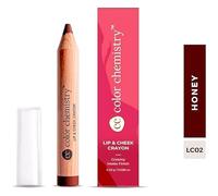 COLOR CHEMISTRY Vegan Lip & Cheek Crayon in Honey LC02 | Ultra-Matte, Non-Drying, Highly Pigmented & Long-Lasting | Multi-Use Beauty Crayon | 0.088 oz